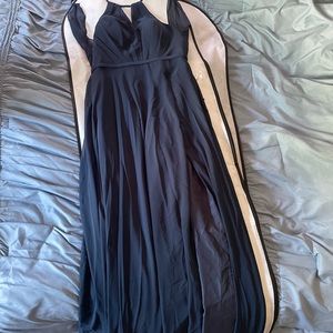 Azazie Evalleen Dark Navy Bridesmaid Dress